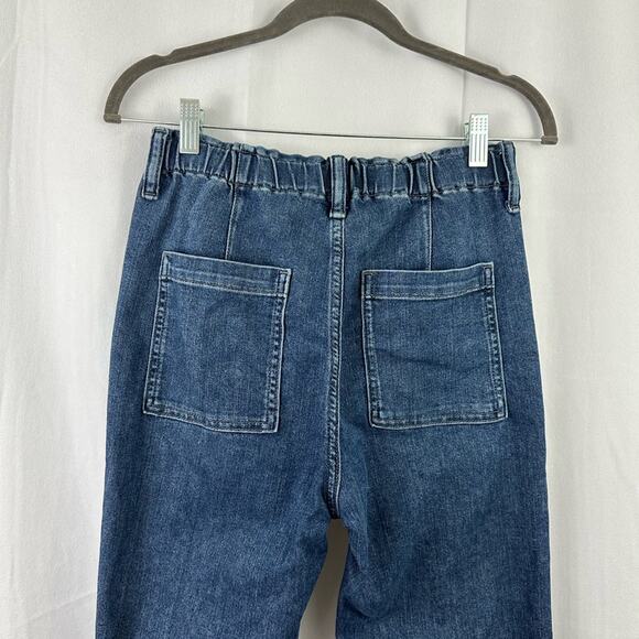 J. Crew Elastic-waist Seamed Straight Jean Women’s Size 25 - Picture 7 of 7